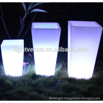 rechargeable led flower pot with color changing/cheap flower pots